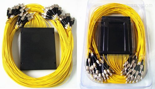 电信级精品1分64 fc pc盒式光分路器